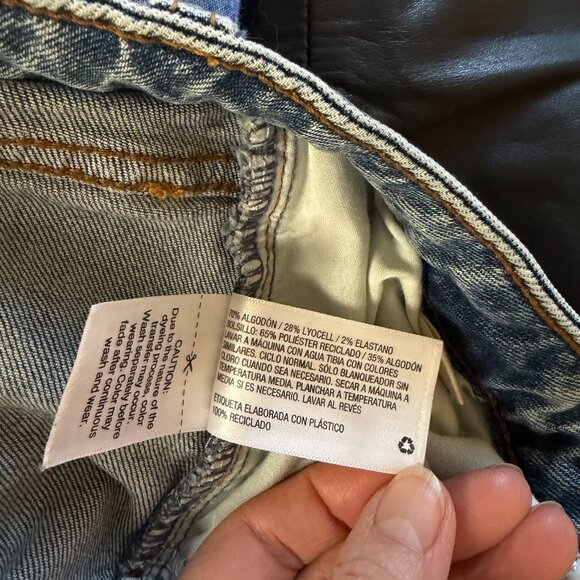 Universal Thread High-waisted Wide Leg Carpenter Work Jeans 14/32R - Picture 9 of 14